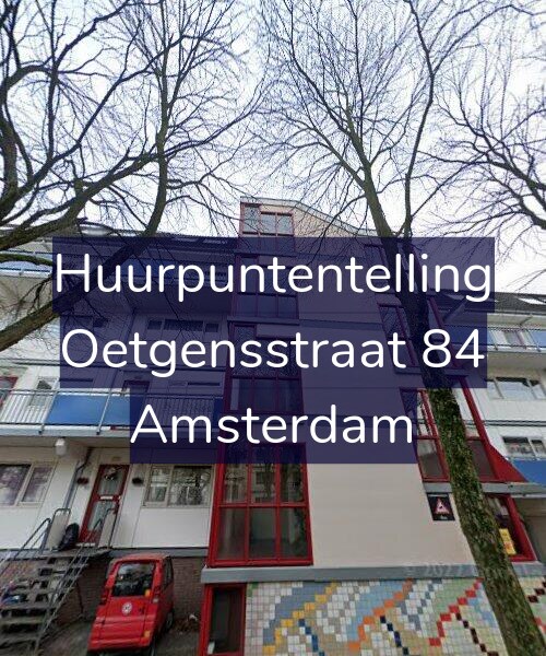 Foto gevel Huurpuntentelling voor Oetgensstraat 84, Amsterdam
