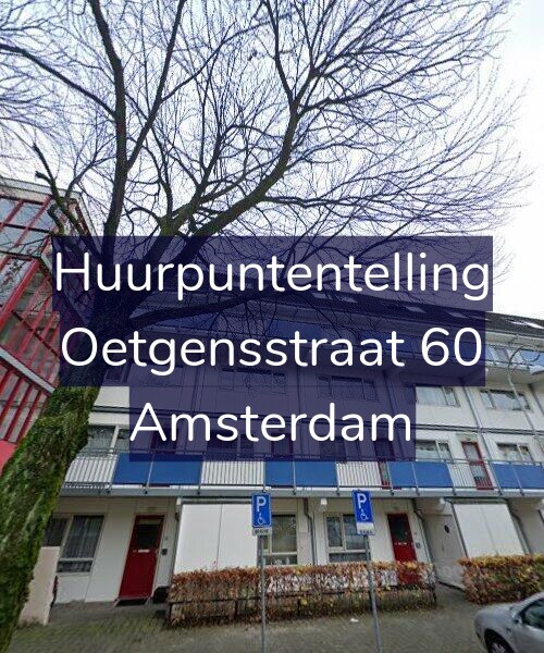 Foto gevel Huurpuntentelling voor Oetgensstraat 60, Amsterdam