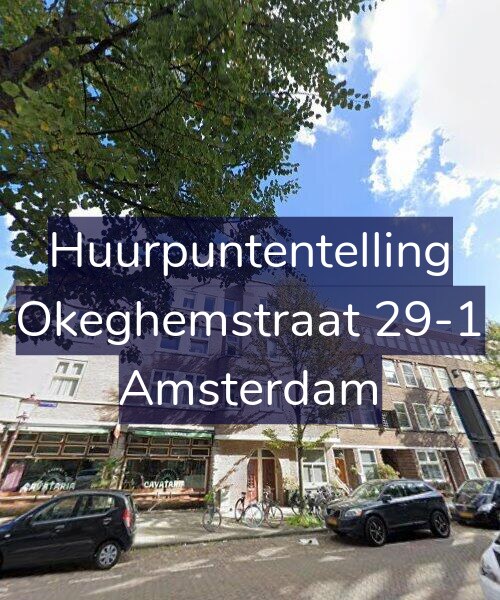 Foto gevel Huurpuntentelling voor Okeghemstraat 29-1, Amsterdam