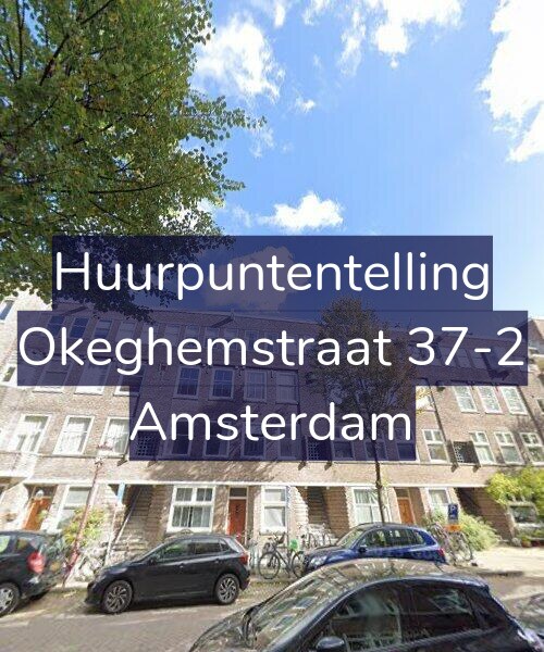 Foto gevel Huurpuntentelling voor Okeghemstraat 37-2, Amsterdam