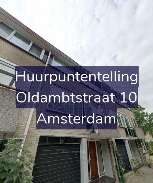 Foto gevel Huurpuntentelling voor Oldambtstraat 10, Amsterdam
