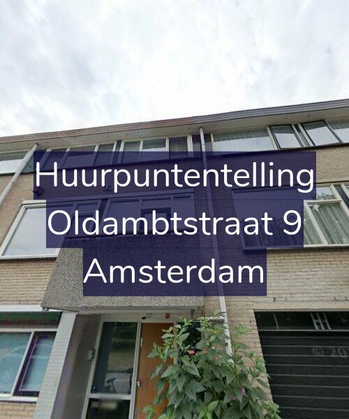 Foto gevel Huurpuntentelling voor Oldambtstraat 9, Amsterdam