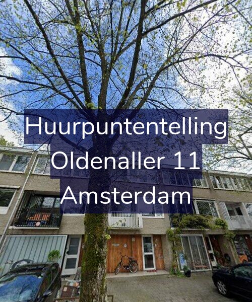 Foto gevel Huurpuntentelling voor Oldenaller 11, Amsterdam