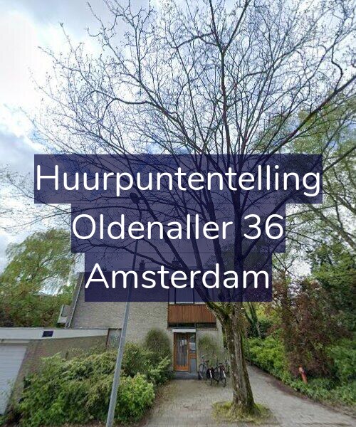 Foto gevel Huurpuntentelling voor Oldenaller 36, Amsterdam