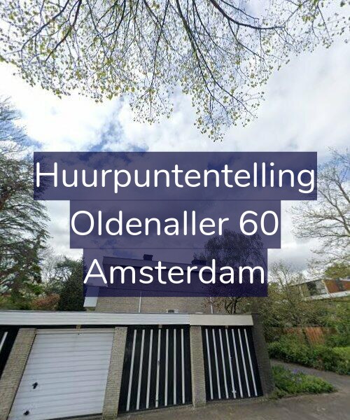 Foto gevel Huurpuntentelling voor Oldenaller 60, Amsterdam
