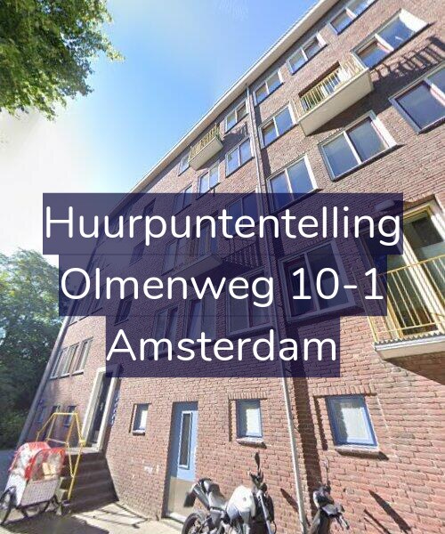 Foto gevel Huurpuntentelling voor Olmenweg 10-1, Amsterdam