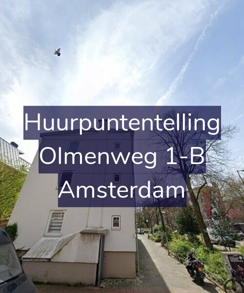 Foto gevel Huurpuntentelling voor Olmenweg 1-B, Amsterdam