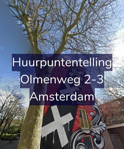 Foto gevel Huurpuntentelling voor Olmenweg 2-3, Amsterdam