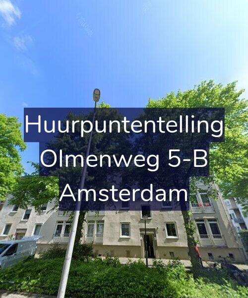 Foto gevel Huurpuntentelling voor Olmenweg 5-B, Amsterdam