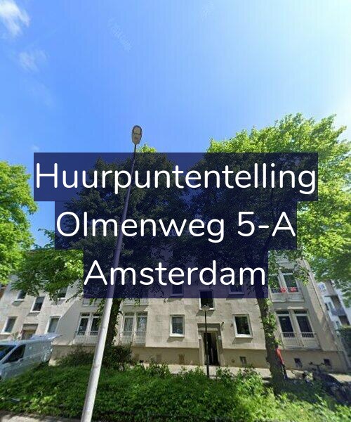 Foto gevel Huurpuntentelling voor Olmenweg 5-A, Amsterdam