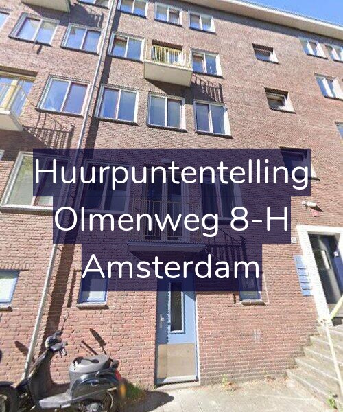 Foto gevel Huurpuntentelling voor Olmenweg 8-H, Amsterdam