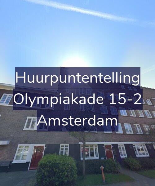 Foto gevel Huurpuntentelling voor Olympiakade 15-2, Amsterdam