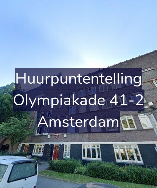 Foto gevel Huurpuntentelling voor Olympiakade 41-2, Amsterdam