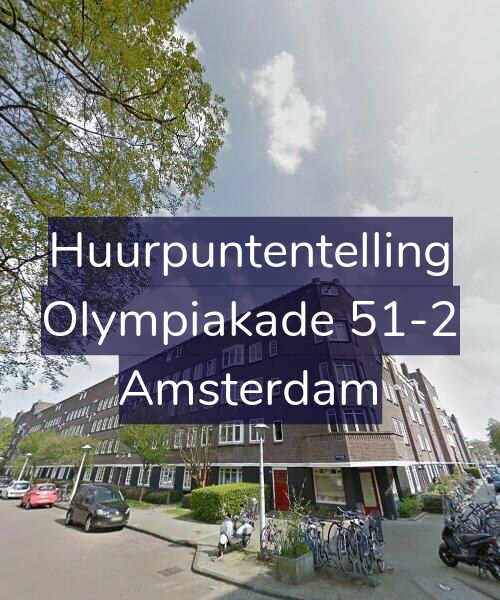 Foto gevel Huurpuntentelling voor Olympiakade 51-2, Amsterdam