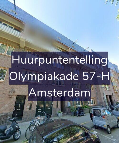 Foto gevel Huurpuntentelling voor Olympiakade 57-H, Amsterdam