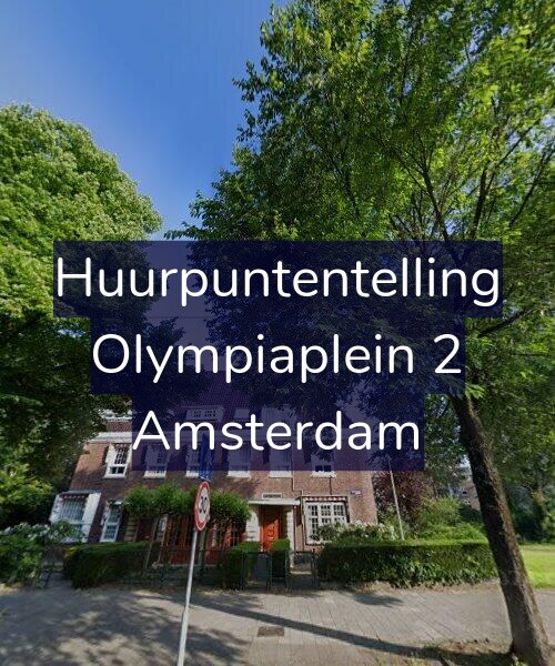 Foto gevel Huurpuntentelling voor Olympiaplein 2, Amsterdam