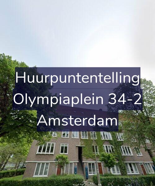 Foto gevel Huurpuntentelling voor Olympiaplein 34-2, Amsterdam