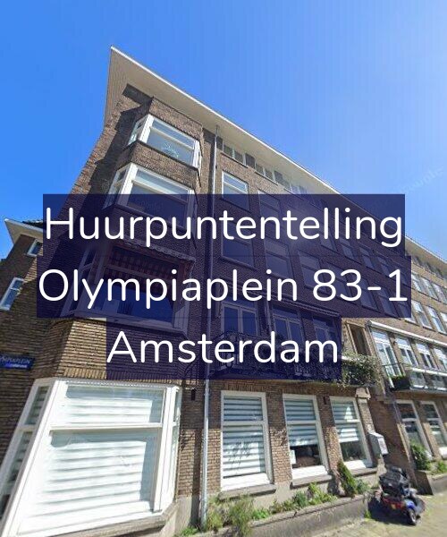 Foto gevel Huurpuntentelling voor Olympiaplein 83-1, Amsterdam