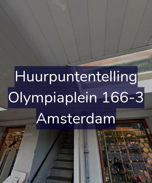 Foto gevel Huurpuntentelling voor Olympiaplein 166-3, Amsterdam