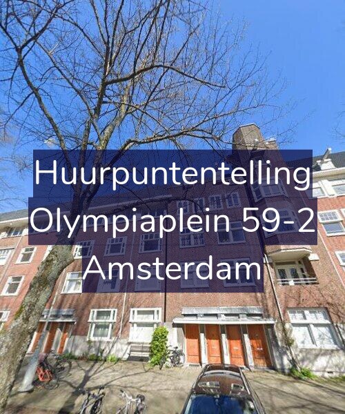 Foto gevel Huurpuntentelling voor Olympiaplein 59-2, Amsterdam
