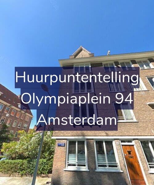 Foto gevel Huurpuntentelling voor Olympiaplein 94, Amsterdam