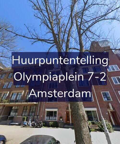 Foto gevel Huurpuntentelling voor Olympiaplein 7-2, Amsterdam