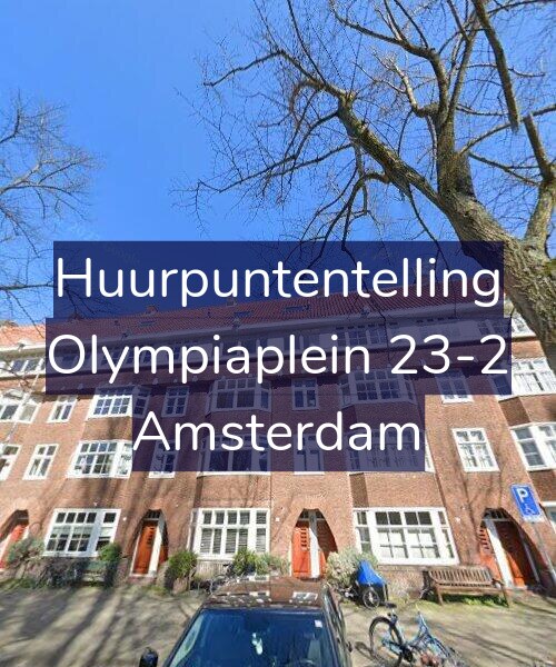 Foto gevel Huurpuntentelling voor Olympiaplein 23-2, Amsterdam