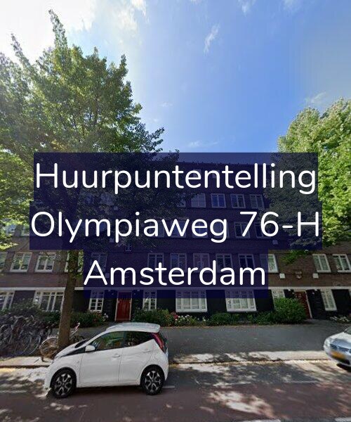 Foto gevel Huurpuntentelling voor Olympiaweg 76-H, Amsterdam