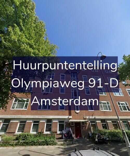 Foto gevel Huurpuntentelling voor Olympiaweg 91-D, Amsterdam