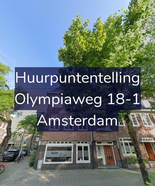 Foto gevel Huurpuntentelling voor Olympiaweg 18-1, Amsterdam