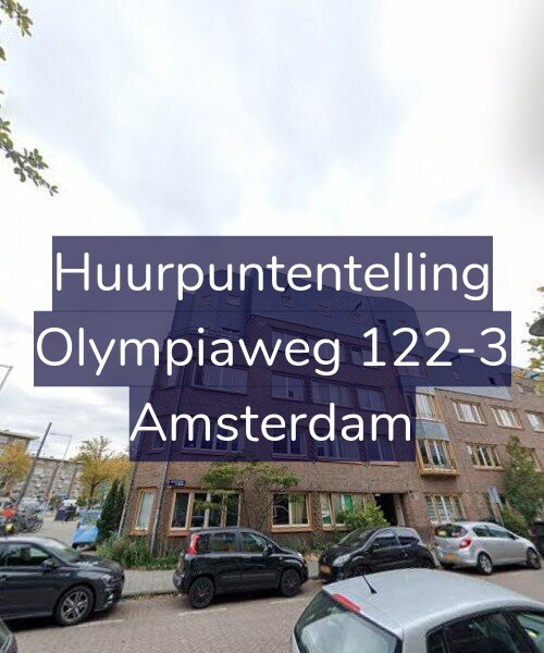 Foto gevel Huurpuntentelling voor Olympiaweg 122-3, Amsterdam