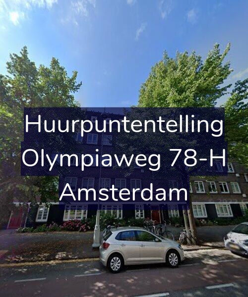 Foto gevel Huurpuntentelling voor Olympiaweg 78-H, Amsterdam