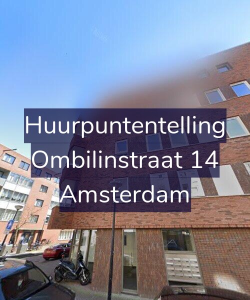 Foto gevel Huurpuntentelling voor Ombilinstraat 14, Amsterdam