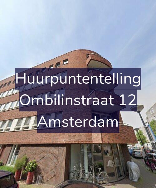 Foto gevel Huurpuntentelling voor Ombilinstraat 12, Amsterdam