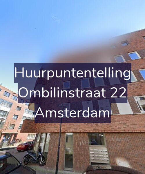 Foto gevel Huurpuntentelling voor Ombilinstraat 22, Amsterdam
