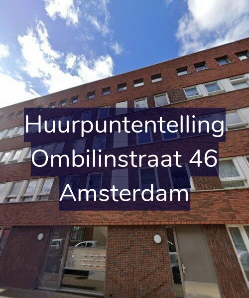 Foto gevel Huurpuntentelling voor Ombilinstraat 46, Amsterdam