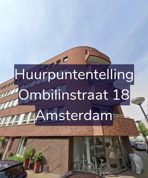 Foto gevel Huurpuntentelling voor Ombilinstraat 18, Amsterdam