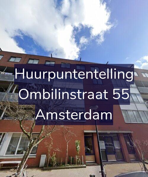 Foto gevel Huurpuntentelling voor Ombilinstraat 55, Amsterdam