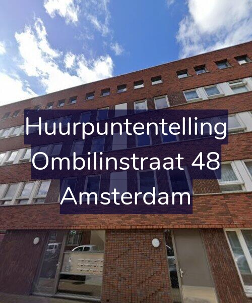 Foto gevel Huurpuntentelling voor Ombilinstraat 48, Amsterdam