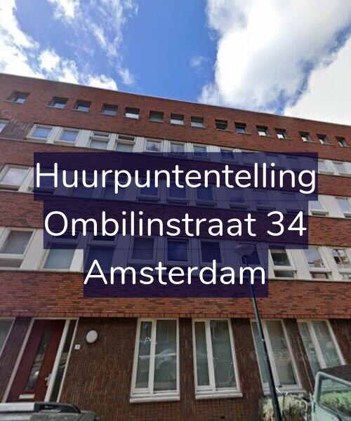Foto gevel Huurpuntentelling voor Ombilinstraat 34, Amsterdam