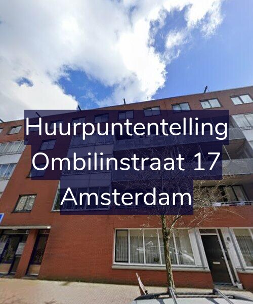 Foto gevel Huurpuntentelling voor Ombilinstraat 17, Amsterdam