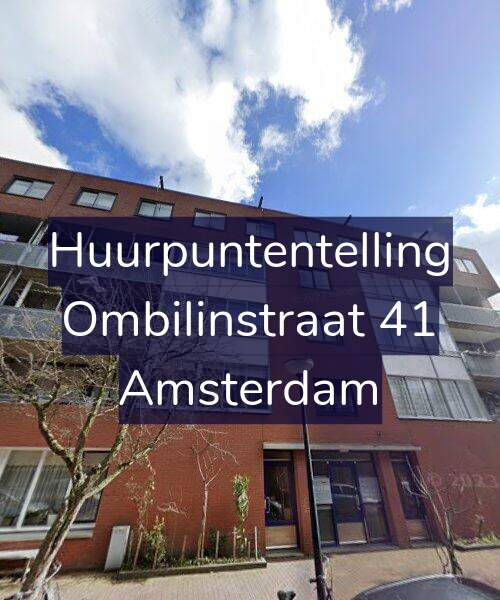 Foto gevel Huurpuntentelling voor Ombilinstraat 41, Amsterdam