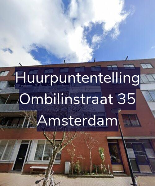 Foto gevel Huurpuntentelling voor Ombilinstraat 35, Amsterdam