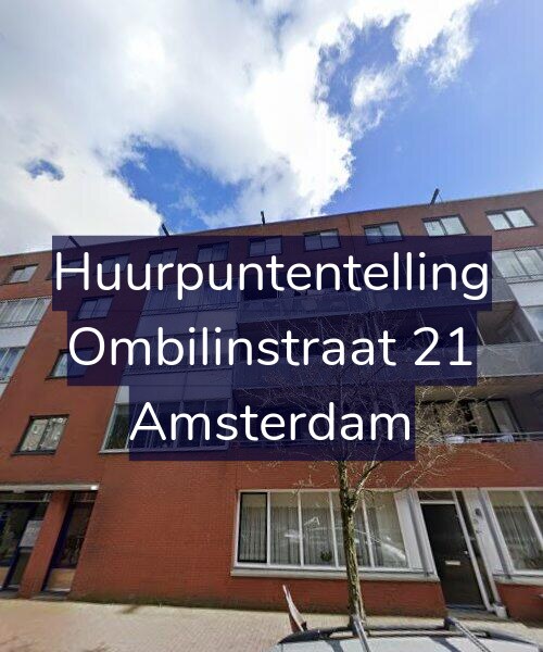 Foto gevel Huurpuntentelling voor Ombilinstraat 21, Amsterdam