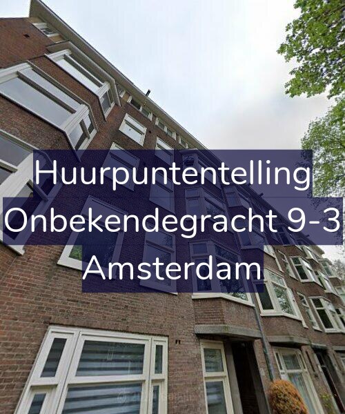 Foto gevel Huurpuntentelling voor Onbekendegracht 9-3, Amsterdam