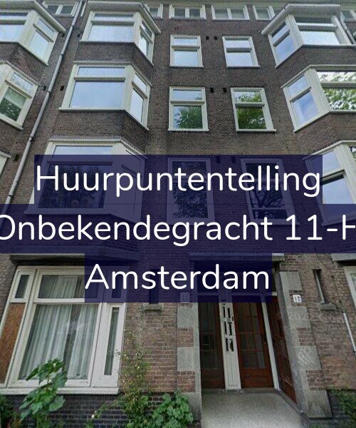 Foto gevel Huurpuntentelling voor Onbekendegracht 11-H, Amsterdam