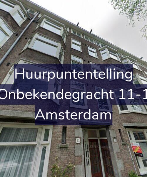 Foto gevel Huurpuntentelling voor Onbekendegracht 11-1, Amsterdam