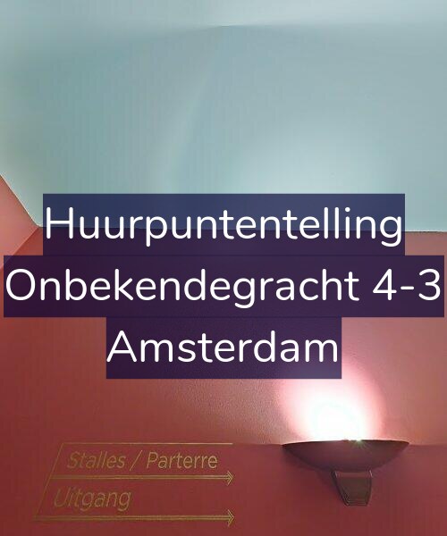 Foto gevel Huurpuntentelling voor Onbekendegracht 4-3, Amsterdam