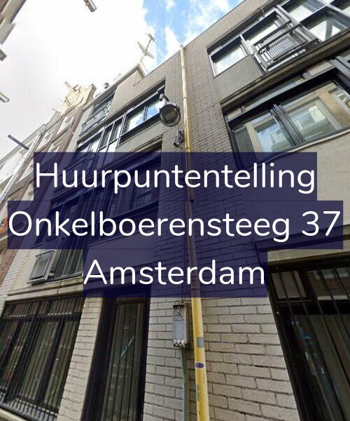 Foto gevel Huurpuntentelling voor Onkelboerensteeg 37, Amsterdam