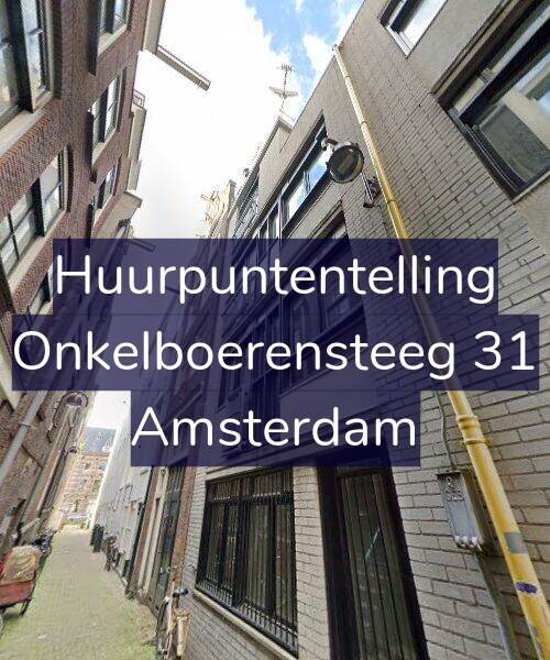 Foto gevel Huurpuntentelling voor Onkelboerensteeg 31, Amsterdam